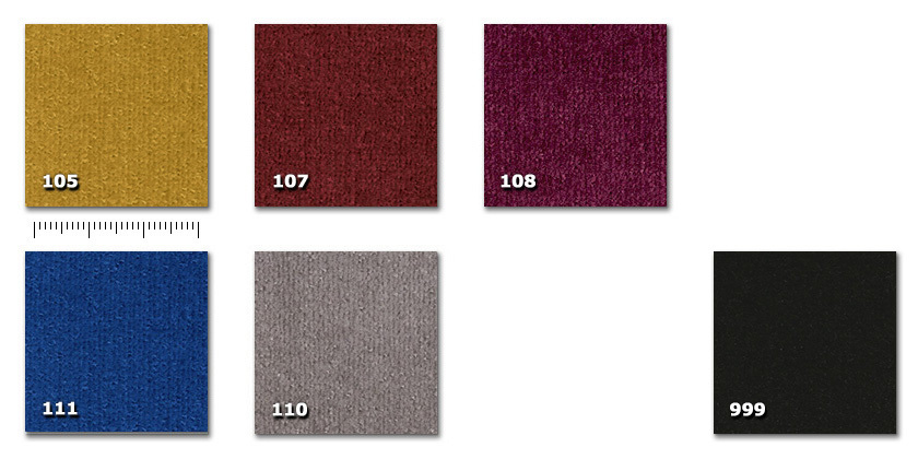 FOT - Otello 120 cm 105. gold * (37 m)107. red * (42 m)108. bordeaux * (103 m)110. grey * (66 m)111. blue * (5 m)999. black * (52 m)* availability limited to the indicated quantity