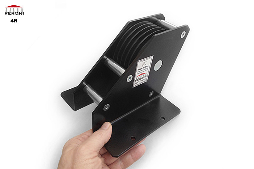 Set Di 4 Supporti Per Manovra Roulotte - Portata 600 Kg, Acciaio Zincato - Foto 5