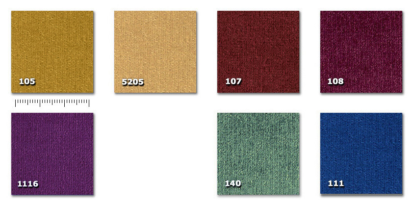 FOT - Otello 120 cm 105. oro * (37 m)107. rosso * (42 m)108. bordeaux * (103 m)111. blu * (5,7 m)140. verde * ( m)1116. viola * (14 m)5205. cipria * (31 m)* disponibilit limitata alla quantit indicata