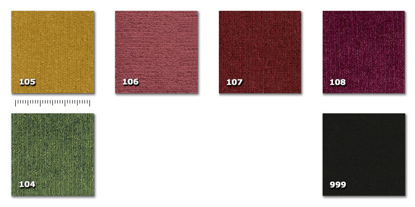 FOT - Otello 140 cm 104. verde chiaro105. oro106. rosa antico107. rosso108. bordeaux999. nero