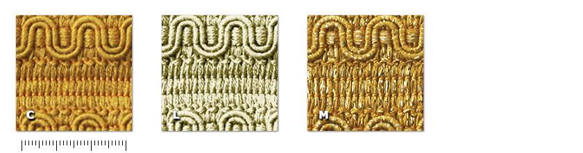 NAG - Agremano C. oro algodónL. oro lurexM. oro mezclado algodón / lurex