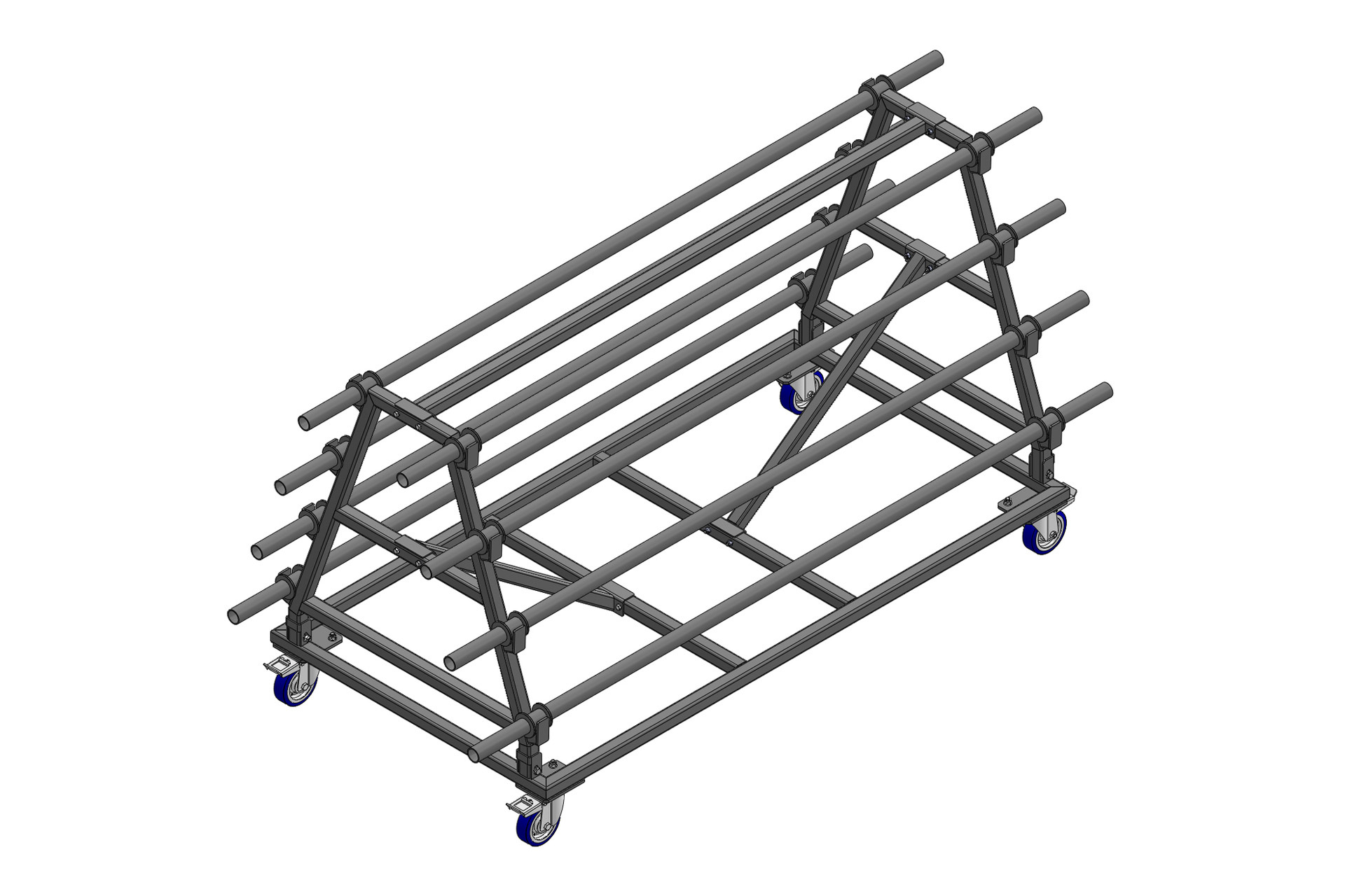 ...  ce qui est normalement ncessaire.Par exemple, un rouleau de 20 m de tapis TSM - Silviagrips (1,2 mm d'paisseur) avec le tube d'enroulement en carton et le tube en acier pse environ 60 kg et le chariot peut transporter confortablement 8 rouleaux.Ou ...