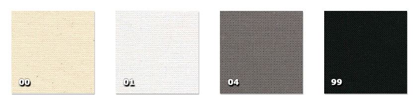 ASC320S - Sceno 320 cmASC430S - Sceno 420 cm 00. naturel01. blanc04. gris *99. noir* la nuance de gris varie lgrement selon le lot de teinture