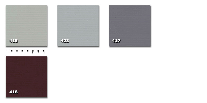 QPE - Resil415. cinza claro423. cinza417. cinza escuro418. marrom