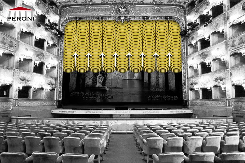 Austrian curtains Typology of curtain PERONI