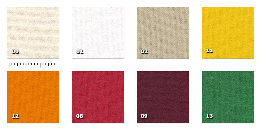 CGO - Gobbi 00. natural *01. white *02. beige **08. red **09. bordeaux **11. yellow *12. orange *13. green ** minimum order ± 300 m** special colours available at this time