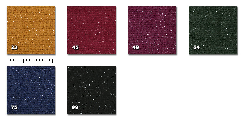 FGL - Glamour 23. gold45. red48. bordeaux64. green75. blue99. black